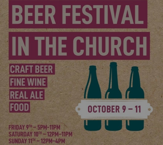 Beer Festival*Friday 9th October to Sunday 11th October