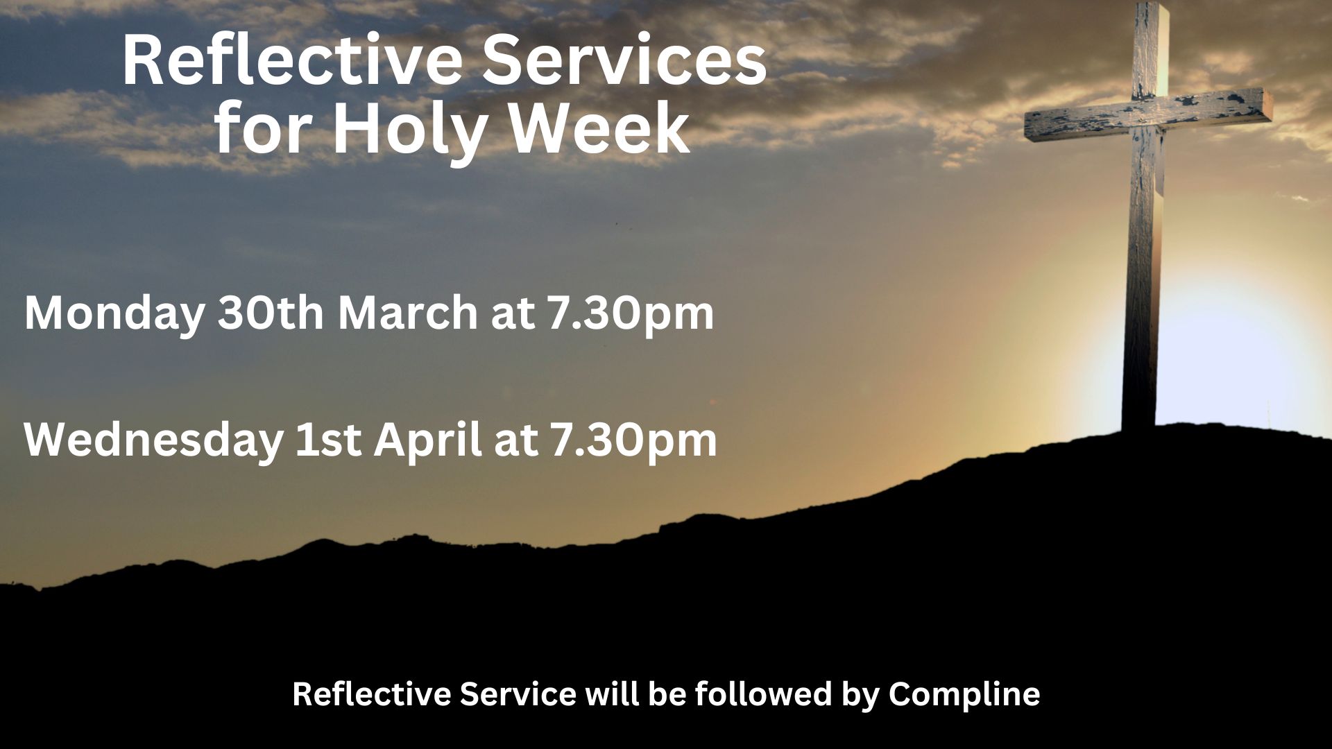 Holy Week Reflections 2026